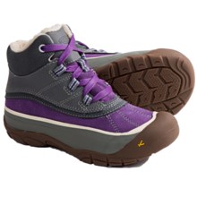 Keen Brady Boots - Leather (For Kids and Youth) in Purple Heart/Gargoyle - Closeouts