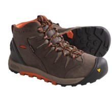 Keen Bryce Mid Hiking Boots - Waterproof, Nubuck (For Women) in Chocolate Brown/Mandarin - Closeouts