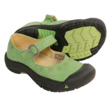 Keen Calistoga Mary Jane Shoes - Leather (For Youth) in Jade Green - Closeouts