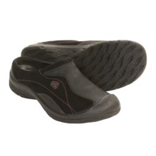 Keen Charleston Clogs - Leather (For Women) in Black - Closeouts