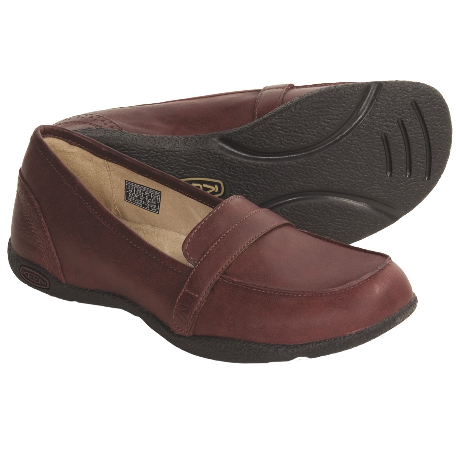 Keen Clifton Shoes - Loafer (For Women) in Madder Brown