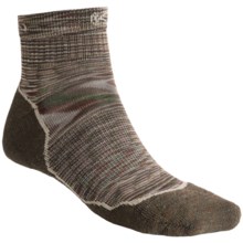 Keen Concord Lite Socks - Merino Wool, Quarter-Crew (For Men) in Giallo/Mink/Loden - Closeouts