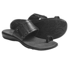 Keen Emerald City Toe-Wrap Sandals - Leather (For Women) in Black - Closeouts