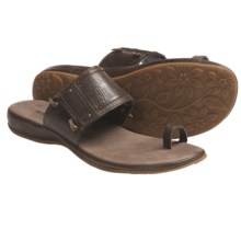 Keen Emerald City Toe-Wrap Sandals - Leather (For Women) in Slate Black - Closeouts