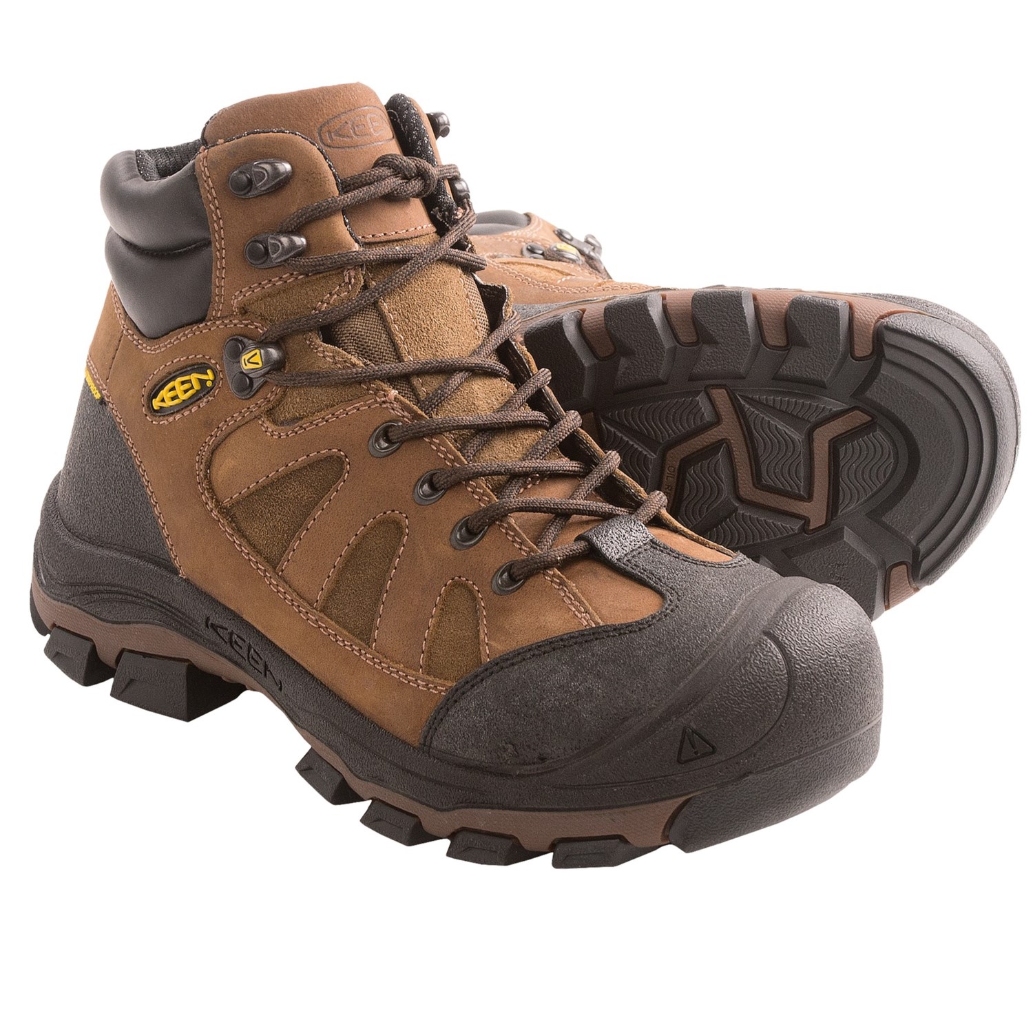 Keen Estacada Work Boots - Waterproof, Steel Toe (For Men) in Sugar ...