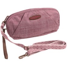 Keen Hazel Wristlet Mini-Bag (For Women) in Oxblood Cross Hatch - Closeouts