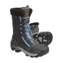 Keen Hoodoo Winter Boots - Waterproof, Insulated (For Women) in Gargoyle/Azure Blue - Closeouts