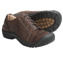 Keen Kaci Lace-Up Shoes - Leather (For Women) in Potting Soil - Closeouts