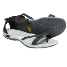 Keen La Paz Wrap Sandals (For Women) in Black/Drizzle - Closeouts