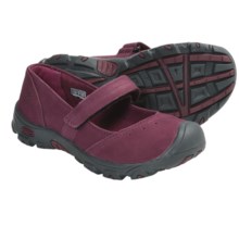 Keen Libby Mary Jane Shoes - Nubuck (For Kid Girls) in Tawny Port - Closeouts