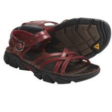 Keen Naples Sandals - Leather (For Women) in Biking Red - Closeouts