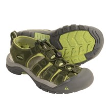 Keen Newport Nubuck Sandals (For Women) in Bronze Green/Nile - Closeouts