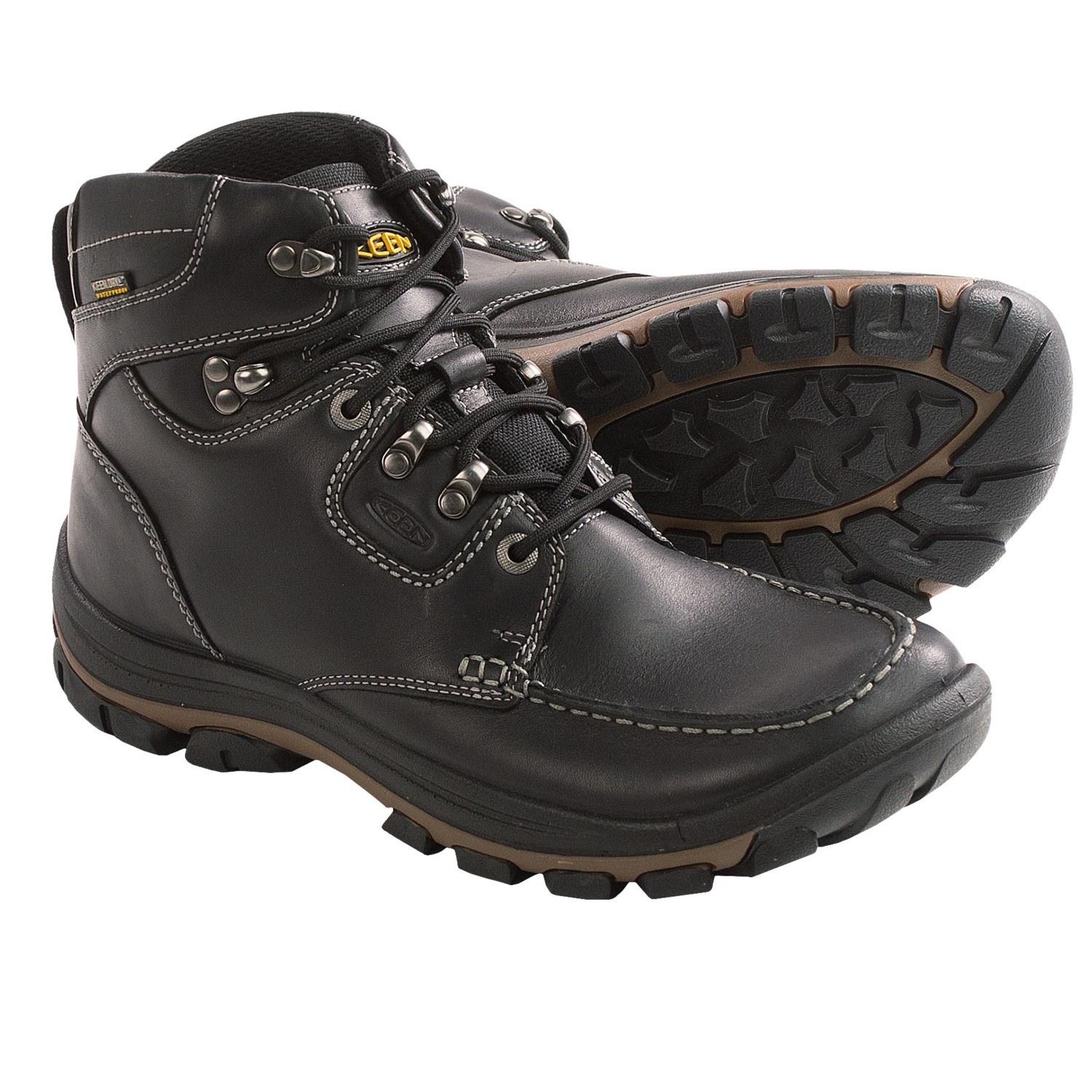 Keen NoPo Boots - Waterproof (For Men) in Black Full Grain