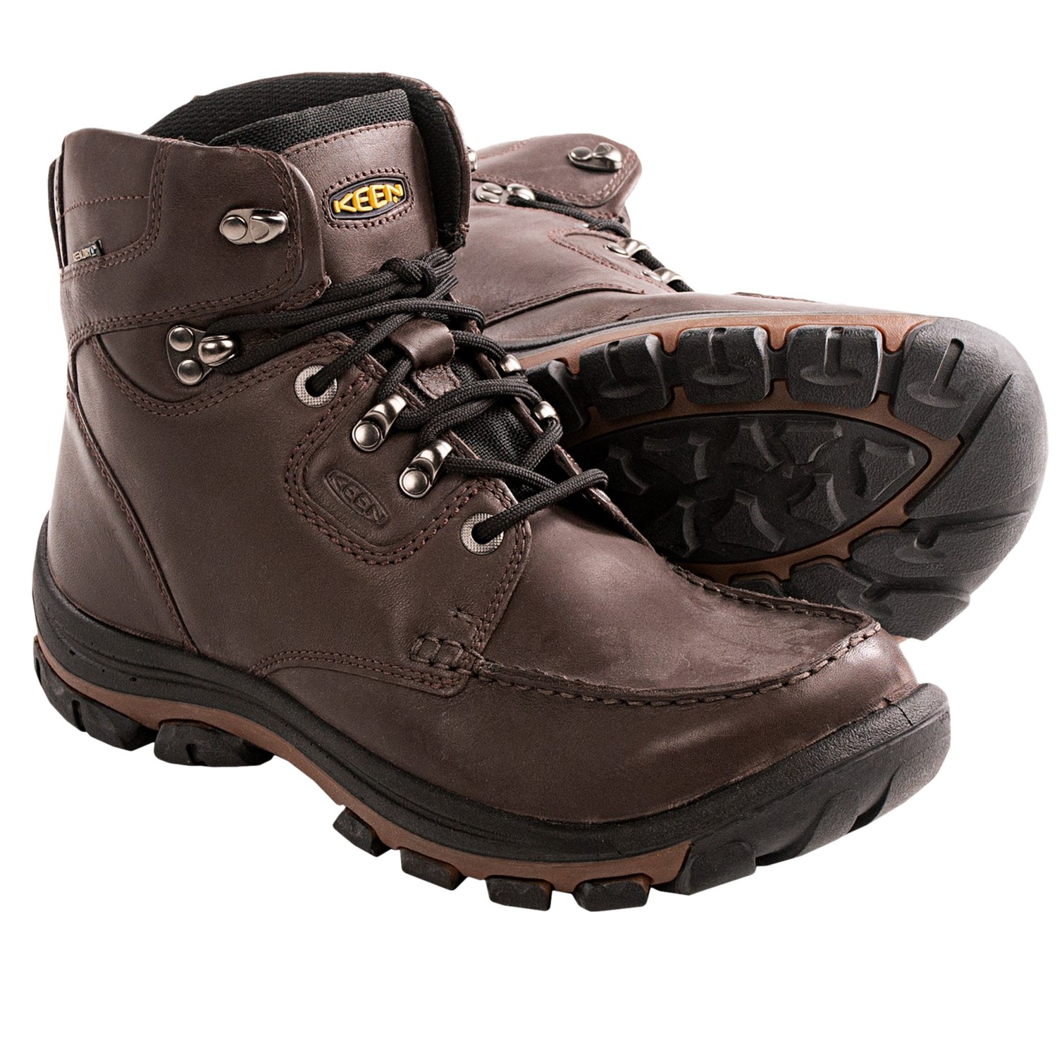 Keen NoPo Boots - Waterproof (For Men) in Brown Full Grain