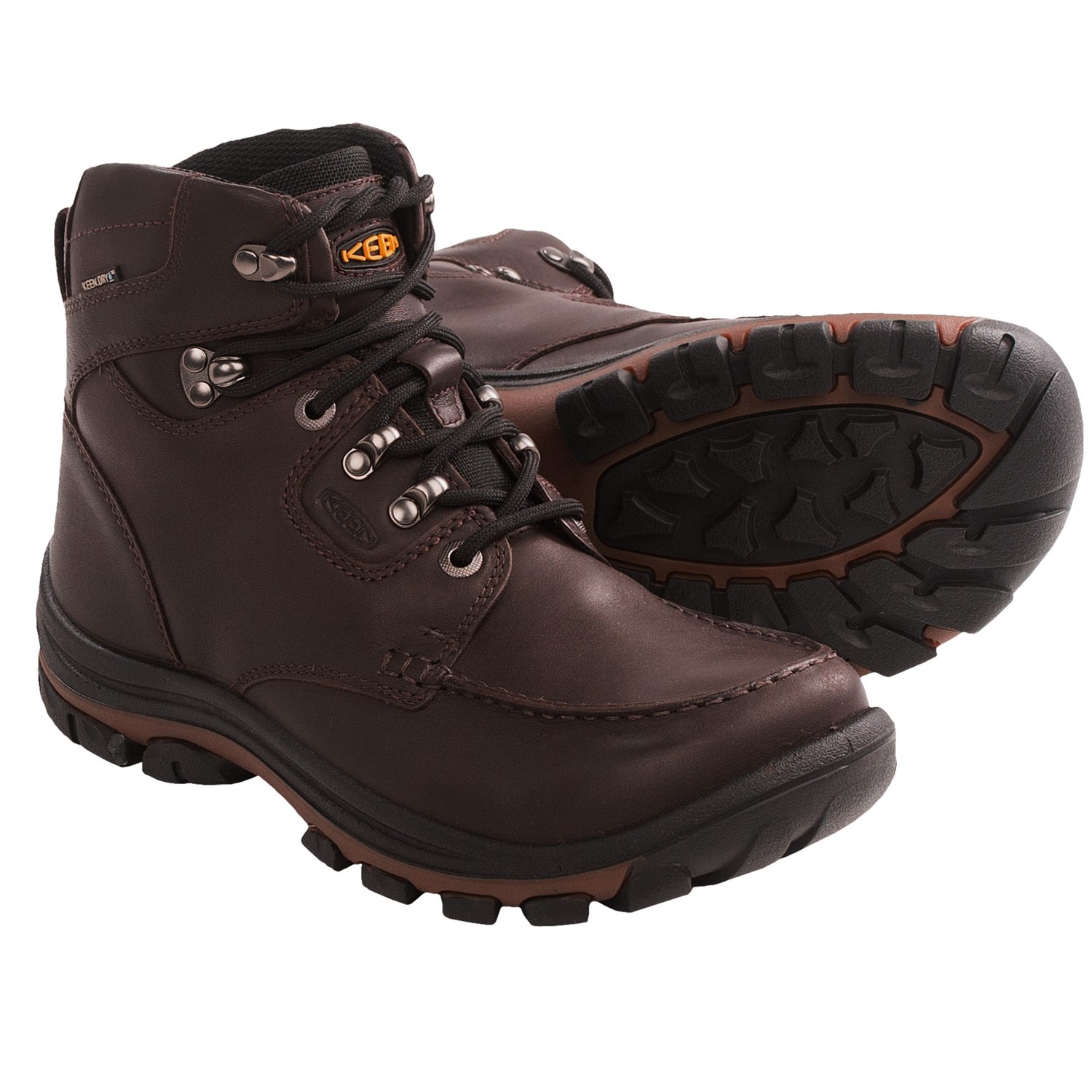 Keen NoPo Boots - Waterproof, Leather (For Men) in Brown Full Grain