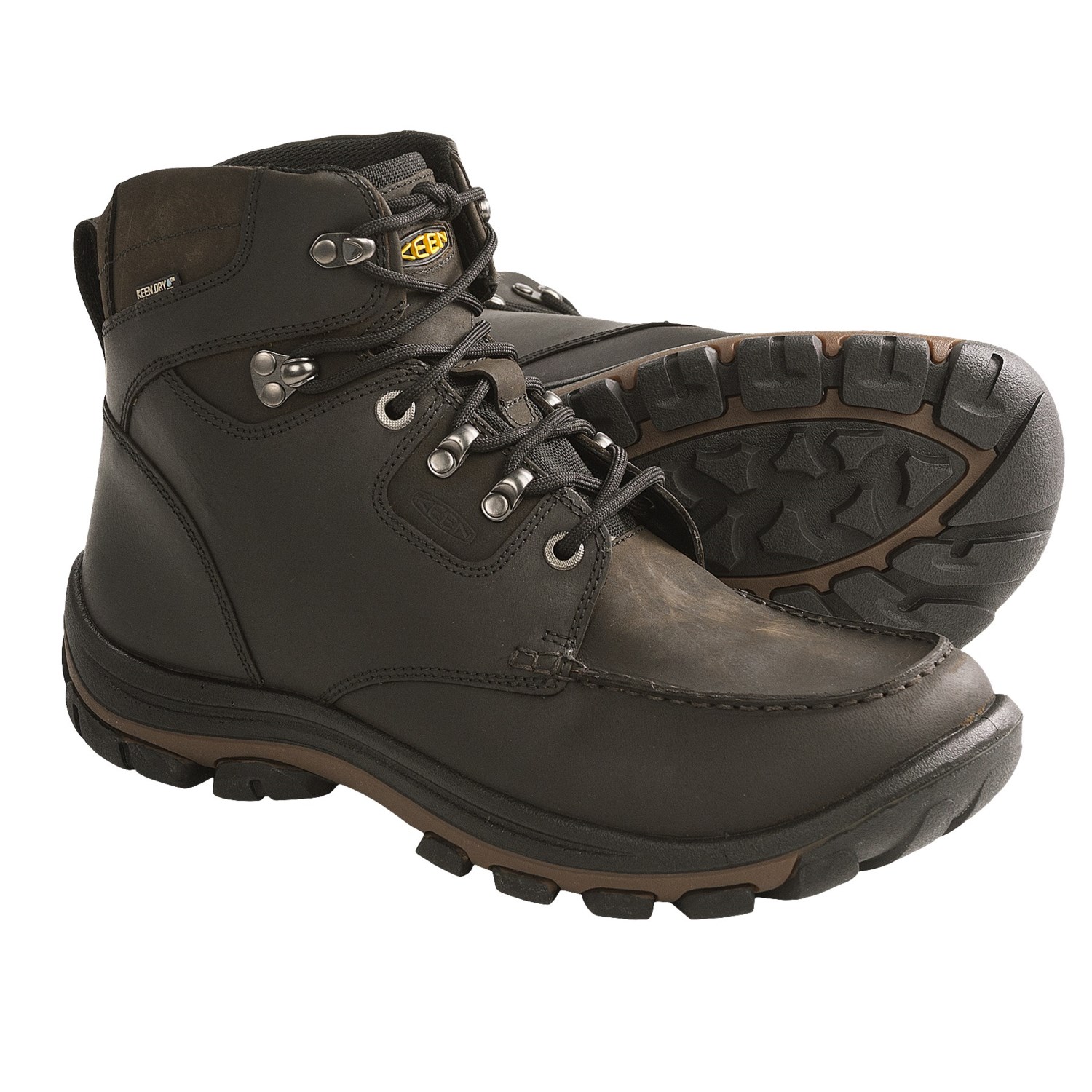 Keen NoPo Boots - Waterproof, Leather (For Men) in Slate Black