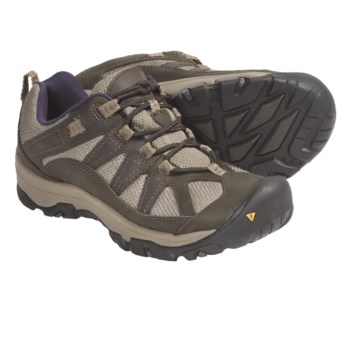 Keen Palisades Trail Shoes - Nubuck (For Women) in Black Olive/Sweet Grape
