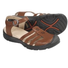 Keen Paradise Sandals - Leather (For Women) in Bombay Brown - Closeouts
