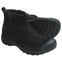 Keen Pearson Mid Slip-On Boots - Waterproof, Nubuck (For Men) in Black - Closeouts