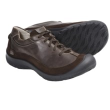 Keen Prescott Lace-Up Shoes - Leather (For Women) in Potting Soil - Closeouts