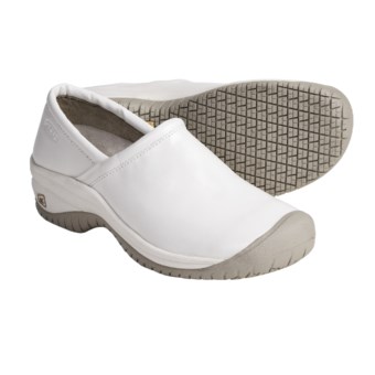 Keen PTC Slip-On Shoes - Leather (For Women) in White