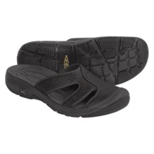 Keen San Mateo Sandals - Leather (For Women) in Black - Closeouts