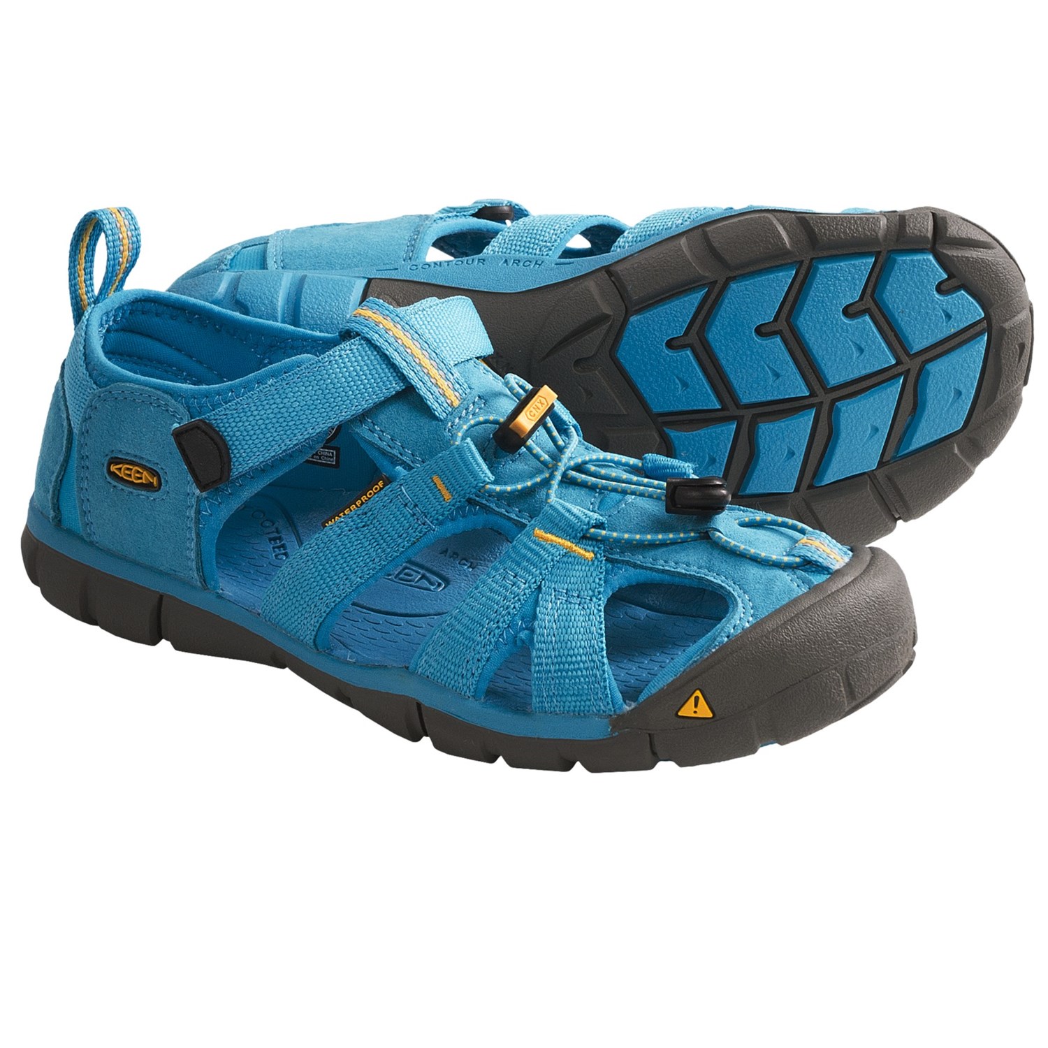 Keen Seacamp CNX Sandals (For Kids) in Vivid BlueYellow