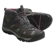 Keen Shasta Mid Trail Shoes - Waterproof (For Women) in Dark Shadow/Grape Nectar - Closeouts