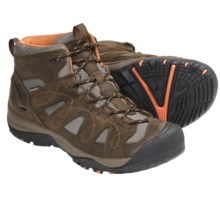 Keen Shasta Mid Trail Shoes - Waterproof (For Women) in Slate Black/Nectarine - Closeouts