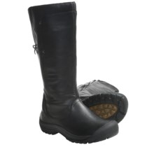 Keen Shelby High Boots - Leather (For Women) in Black Full Grain - Closeouts