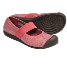 Keen Sienna Mary Jane Shoes - Canvas (For Women) in Hibiscus - Closeouts