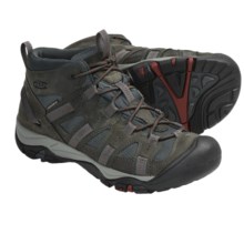 Keen Siskiyou Mid Hiking Boots - Waterproof (For Men) in Dark Shadow/ Rust - Closeouts