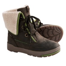 Keen Snowmass Low Boots - Waterproof, Leather (For Women) in Slate Black/English Ivy - Closeouts