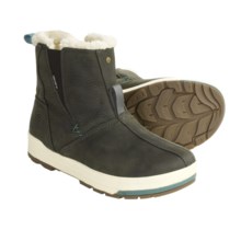 Keen Snowmass Mid Winter Boots - Waterproof, Faux-Shearling Lining (For Women) in Dark Shadow/Deep Sea - Closeouts