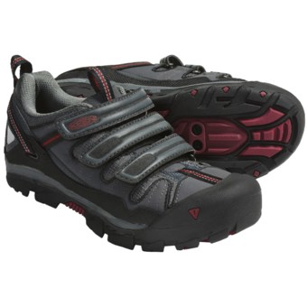 Keen Springwater Cycling Shoes (For Women) in Dark Shadow/Beet Red