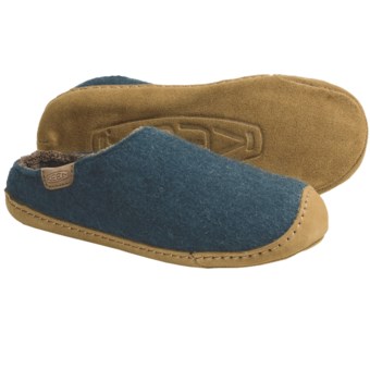 Keen Sun Valley Slippers - Wool, Microfleece Lining (For Men) in Orion Blue