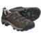 Keen Targhee II Trail Shoes - Waterproof, Leather (For Men) in Black Olive/Jester Red