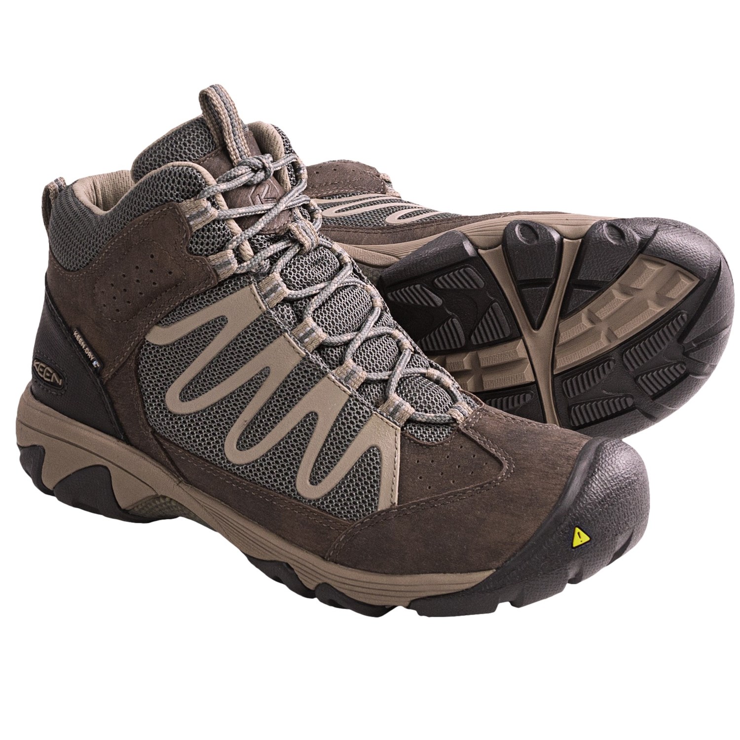 Keen Verdi Mid WP Light Hiking Boots - Waterproof (For Women) in Dark ...