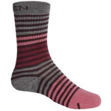 Keen Victoria Crew Socks - Merino Wool (For Youth Girls) in Port Royale/Carnation - Closeouts
