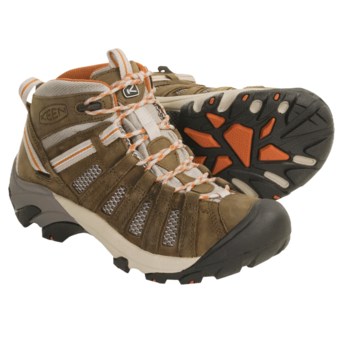 Keen Voyageur Mid Hiking Boots - Leather (For Women) in Dark Earth/Rust