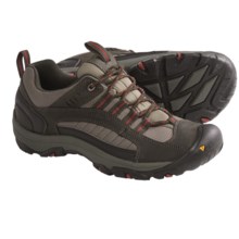 Keen Zion Hiking Shoes (For Men) in Black Olive/Bossa Nova - Closeouts