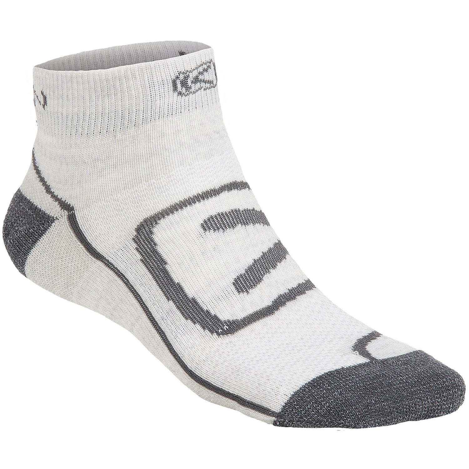 Keen Zip Hyperlite Low Cut Socks - Merino Wool (For Men) in Soft Grey ...