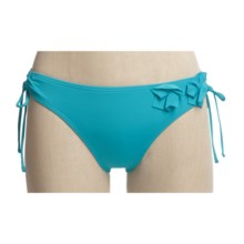 Kenneth Cole Bed of Roses Bikini Swimsuit Bottoms - Hipster (For Women) in Ice Blue - Closeouts