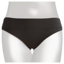 Kenneth Cole Hipster Bikini Swimsuit Bottoms (For Women) in Black - Closeouts
