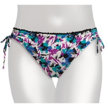Kenneth Cole Petal Pusher Bikini Swimsuit Bottoms - Side Tie (For Women) in Multi - Closeouts