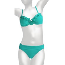 Kenneth Cole Push-Up Bikini Swimsuit - 2-Piece, Hipster Bottoms (For Women) in Sea - Closeouts