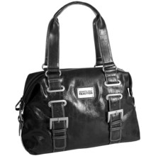 Kenneth Cole Reaction Interconnect Satchel Purse (For Women) in Black - Closeouts