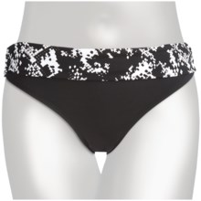 Kenneth Cole Sash Hipster Bikini Swimsuit Bottoms (For Women) in Black - Closeouts
