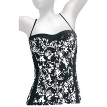 Kenneth Cole Tankini Swimsuit Top (For Women) in Black - Closeouts