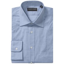 Kenneth Gordon 2-Ply Pinpoint Dress Shirt - Long Sleeve (For Men) in Blue - Closeouts
